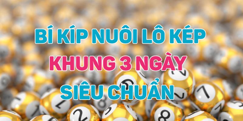 Nuôi Lô Kép Khung 3 Ngày – Cách Soi Cầu Cực Dễ 4 Nuôi lô kép khung 3 ngày dựa trên song thủ lô